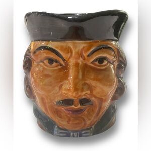 Vintage Toby Mug Made in  Occupied Japan Colonial Man’s Face Ceramic Collectible